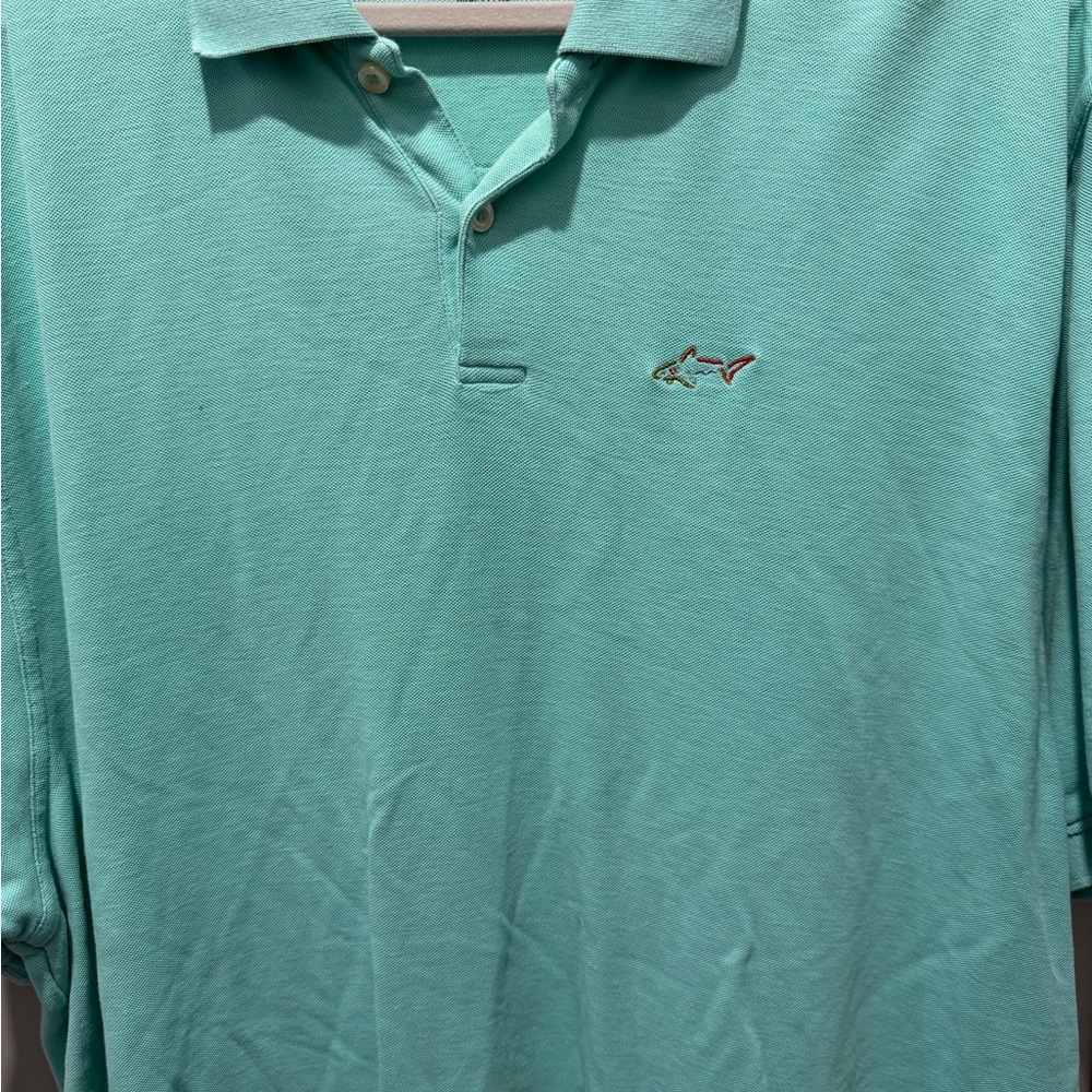 Men's Aqua Polo Shirt